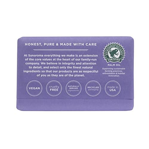 Sunaroma Lavender W/Shea Butter & Vitamin E Oil Soap (Pack of 1)
