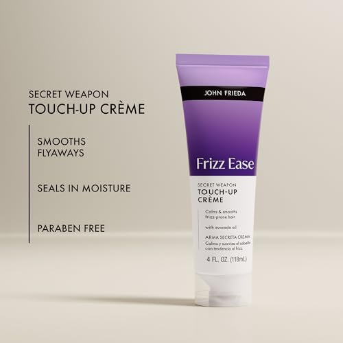 John Frieda Frizz Ease Secret Weapon Touch-Up Cr?me, Anti Frizz Hair Smoothing Cream, 4 Oz, Pack of 2