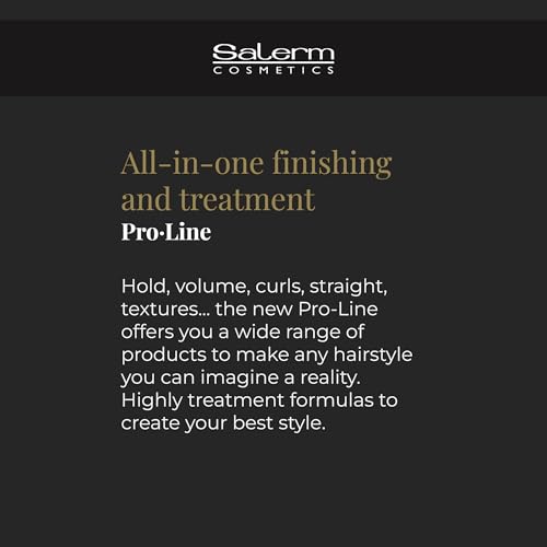 SALERM - Hair Styling Gel - Pro Line Wet Gel + 02-200 ml - Medium Hold - Wet Effect - with Caffeine and Fixative Resins - Leaves No Residue - Antioxidant and Energizing Effect - Quick Drying