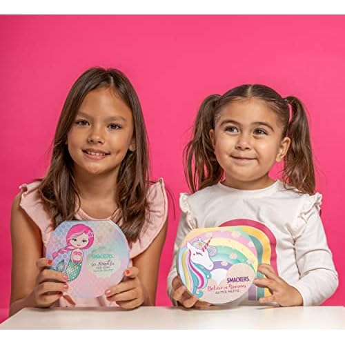 Lip Smacker Sparkle & Shine Eyeshadow Makeup Palette, Unicorn Palette | Christmas Make Up Collection | Holiday Present | Gift for Girls