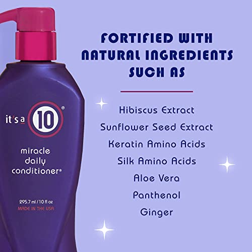 ITS A 10 by It's a 10 MIRACLE DAILY CONDITIONER 10 OZ ( Package Of 3 ) by ITS A 10