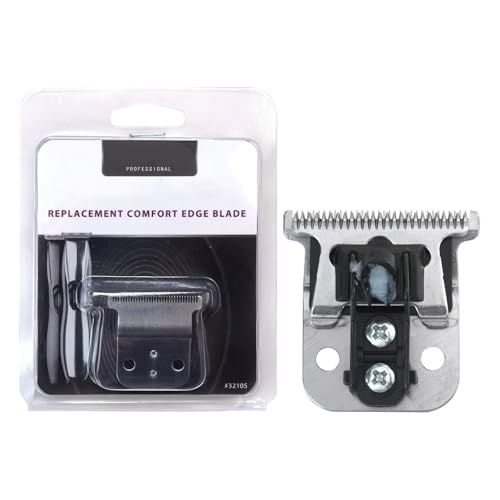 Trimmer Replacement T Blade Set Ceramic Blade Carbon Steel Blade Set for D8 SlimLine Pro Li Andis Hair Clipper Trimmer, #32105 D7#32655 D8#32400 (Silver)