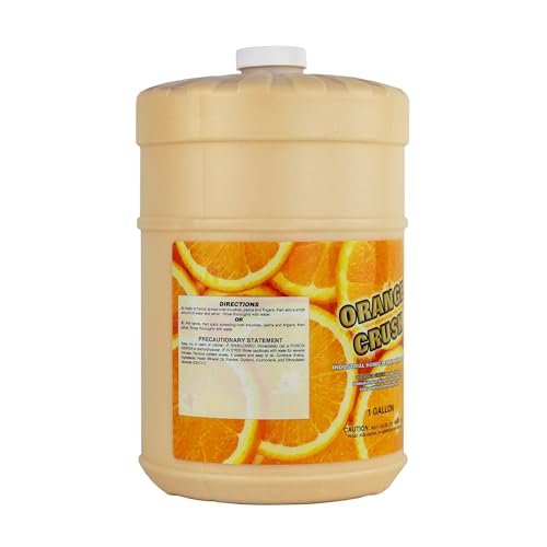 Zenex Orange Crush Hand Soap with Pumice and Skin Conditioners - Industrial Hand Cleaner | Citrus Cr?me Scent | Dissolve Tough Soils | Does Not Dry Out Skin | 1 Gallon (1-Pack)