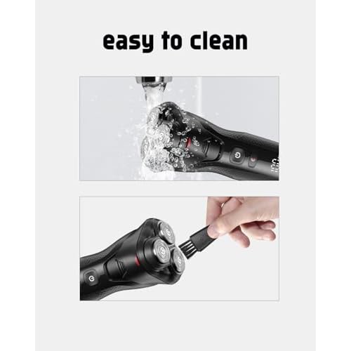 Electric Razor for Men Blades Compatible with rategist Electric Shaver Blades rategist Replacement Blades for rategist Rechargeable Electric Shaver WD-787, 2 Cleaning Brush