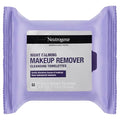 Neutrogena Night Calming Cleansing Makeup Remover Face Wipes, Disposable Nighttime Facial Towelettes to Remove Dirt, Oil, Makeup & Waterproof Mascara, Alcohol-Free, 25 ct