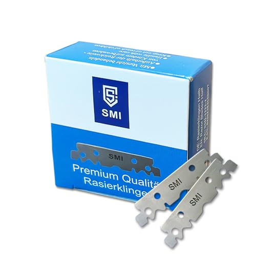 SMI Razor Blades Professional for Men Replaceable Blades 200 Pcs Half Blade / 2 Pack