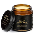 IIIMEIDU Beef Tallow for Skin, Tallow and Honey Balm for Face Moisturizer Balm, 100% Natural Organic Grass-Fed Beef, Honey, Vitamin E Oil for Body & Face (2.1 Oz)