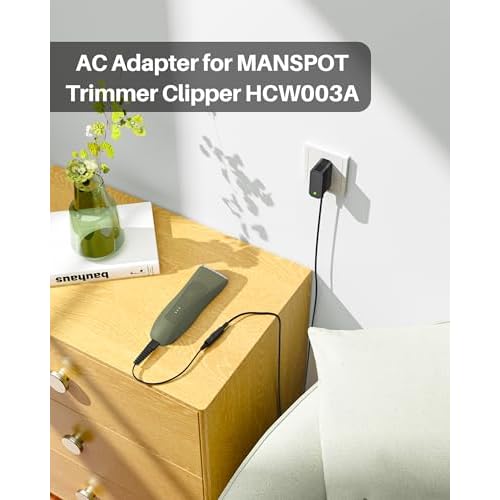 DC 5V Power Cord for MANSPOT Charger Cable for MANSPOT Trimmer Shaver Electric Clipper AC Adapter