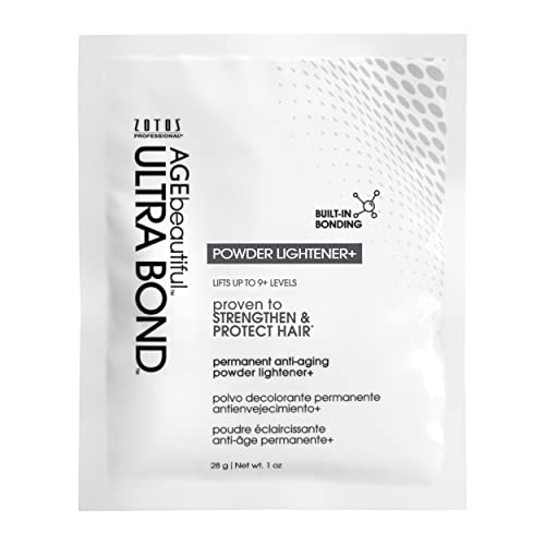 AGE beautiful Permanent Powder Hair Lightener with Ultra Bond Building | Strengthens, Protects & Nourishes | Lifts up to 9+ Levels | For Lightening & Highlights