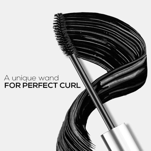 RENEE Midnight Mascara with Unique 360-Degree Wand, Darkest Black, Clump-Free & Long-Lasting Formula, Volumizes, Lengthens & Nourishes, Infused with Vitamin E