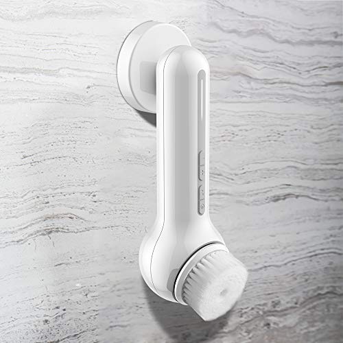 Face Scrubber Exfoliator, TOUCHBeauty Upgraded Rechargeable Electric Facial Cleansing Brushes with 3 Brush Heads,360¡Æ Spin Rotation for Exfoliating, Massaging and Deep Cleansing, Waterproof