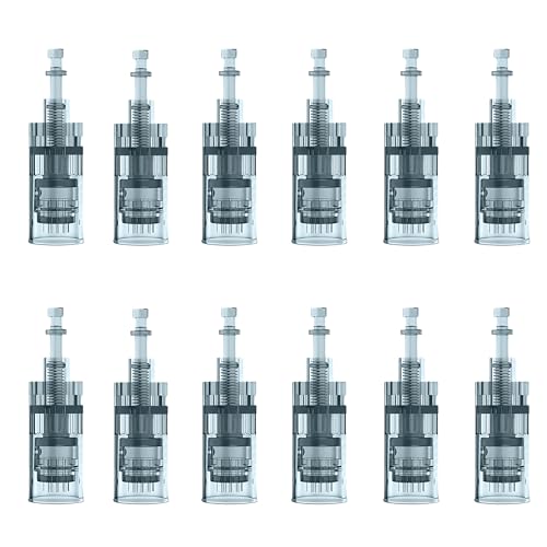 Microneedling Derma Roller Pen Cartridges (12pcs* 36 pin 0.25mm) For M8,M7 At Home Use