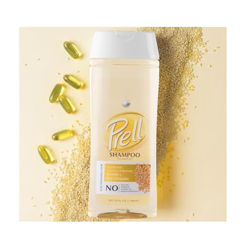 Prell Sesame + Pro-Vitamin Shampoo & Conditioner for Thinning Hair, Color Safe, Volumizes & Restores 13.5 fl. oz.