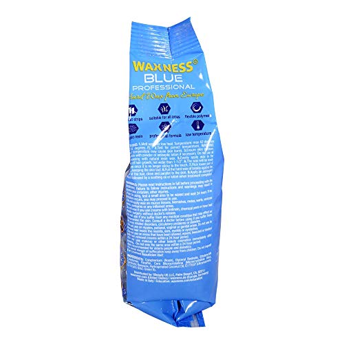 Waxness Premium Hard Wax Beads Blue Pro 1.1 Pounds (Pack of 2)