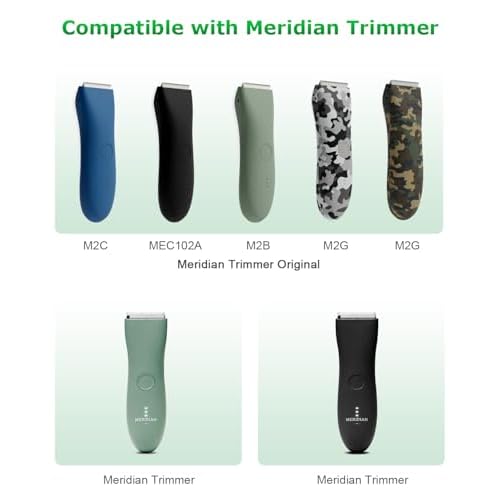 Meridian Trimmer Charger Replacement for Meridian Original M2B M2C M2G Electric Shaver Trimmer 5V Charging Cable for Meridian Power Cord 5V 1A Wall Charger AC Power Adapter with Shaver Brush 6.6FT