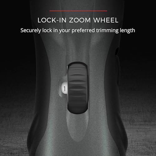Remington Barba Beard Trimmer| Cordless Groomer with Ceramic Coated Blades, 9 Length Settings, Pop-Up Detail Trimmer, Washable Blades, Rechargeable Battery