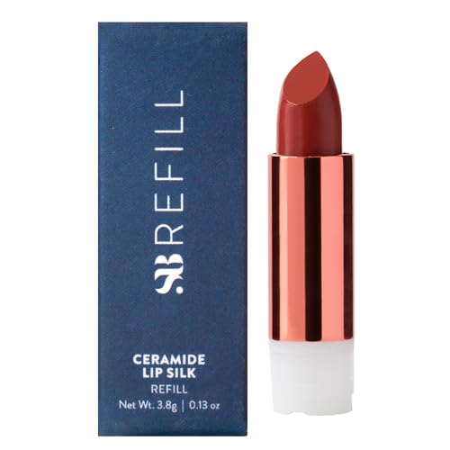 SOSHE Beauty - Ceramide Lip Silk Refill | Sheer Hydrating, Silky, Buildable Lipstick | Ceramides, Vitamin E, Shea Butter | Cruelty-Free, Certified Plastic Negative (With Love - Warm Peach; REFILL)