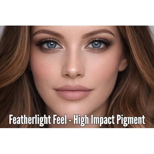 Mynena Nude Matte Lipstick - High-Pigment Buildable Color | Creamy Longwear Soft Velvet Finish | Hydrating Formula with Vitamin E for Sensitive Skin | Charlotte | Vitamin E, Long Lasting