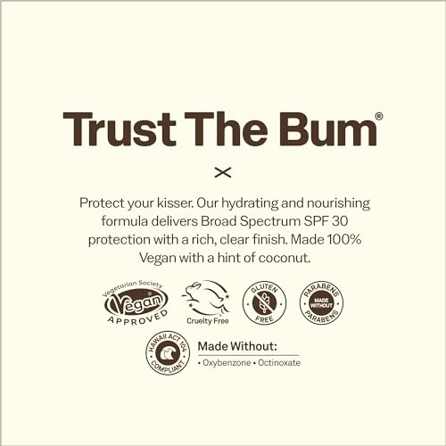 Sun Bum SPF 30 Sunscreen Coconut Lip Balm Sunscreen - Broad Spectrum Moisturizing with Aloe & Vitamin E - Hawaii 104 Act Compliant (Made Without Octinoxate & Oxybenzone) - 0.5 oz