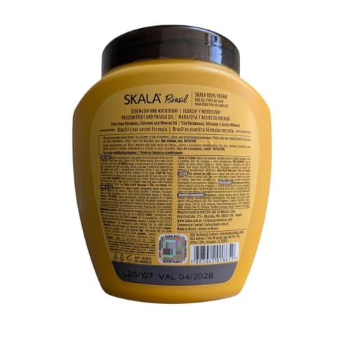 SKALA - Brasil - Creme de Tratamento 2 em 1 Maracuja e Oleo De Pataua 1 Kg - (Passion Fruit & Pataua Oil 2 in 1 Treatment Cream Net 35.27 Oz)