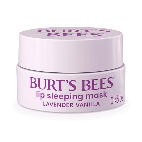 Burt¡¯s Bees Lavender Vanilla Lip Sleeping Mask, With Hyaluronic Acid and Squalane Moisturizer To Instantly Hydrate Lips, Overnight Mask and Treatment, 0.45 oz.