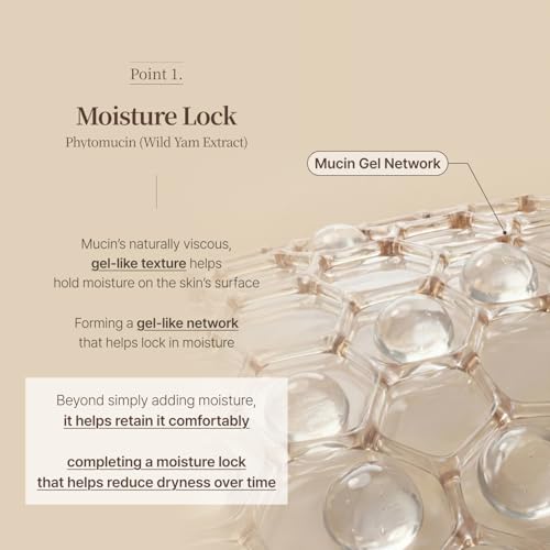 VEGREEN Vegan Nature Mucin Serum with 63% Wild Yam Phyto Mucin - Hydrating Glass Skin Serum for Face, Korean Skincare for Barrier Repair, Soothing & Radiance Boost, Cruelty-Free, 1.69 fl oz