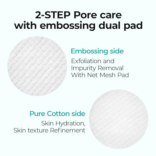 Dr.Melaxin BP Pore Exfoliating Pad for Dead Skin & Blackheads, Minimize Pores, Prevent Breakouts, Improve Skin Texture, Korean Skincare, 165ml, 70pads.