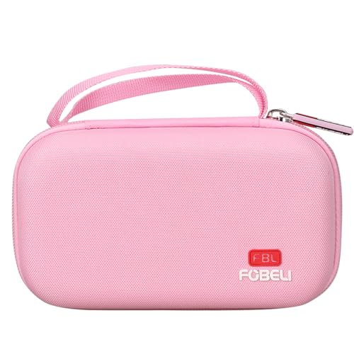 FBLFOBELI Hard Travel Case for NuFACE Mini/MINI+ Starter Kit, Hunvva EP-300 Mini Microcurrent Facial Device (Case Only) (Pink)