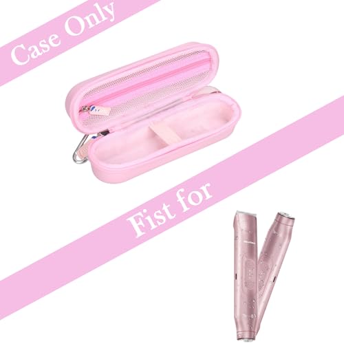 Case for Akunbem bikini trimmer 2 in 1 Electric Razors for Women - Hard Protective Travel Carrying Storage Bag (Case Only) (Pink)