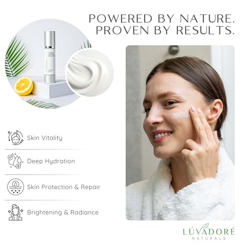 Vitamin C Skin Care Facial Lotion ? Antioxidant Cream for Face ? Deeply Hydrating Brightening Cream for Dark Spots, Uneven Skin Tone ? Anti-Aging and Rejuvenating Formula
