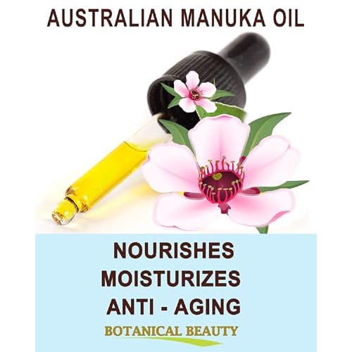 Botanical Beauty MANUKA OIL WILD GROWTH RAW 100% Natural VIRGIN UNREFINED Cold Pressed Carrier Oil. for Skin, Face, Hair, Lip and Nail Care Anti-Aging 0.5 Fl Oz - 15 ml