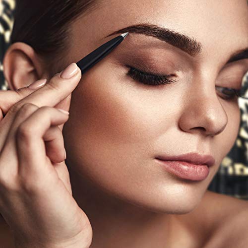Precision Tweezers Set | Slanted & Pointed Tip Tweezers Kit | High Carbon Stainless Steel | Aligned & Hand-Filed Tweezer Set Professional | Hair Removal & Eyebrow Tweezer Set | Black
