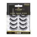 Eylure Luxe Faux Mink False Lashes - Regal, 4 Pairs Bonus Pack | Glue Included | 10 Wears