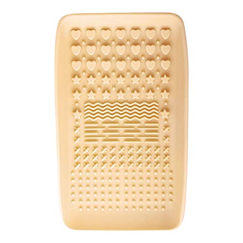 Nanshy Silicone Makeup Brush Cleaner Pad & Makeup Brush Cleaning Palette Glove, Set of 2 Tools for Quick Clean or Deep Cleansing
