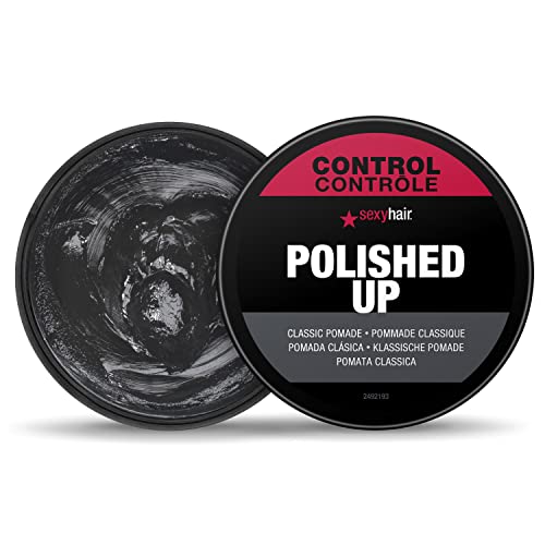 SexyHair Style Polished Up Pomade | Classic Polished Styles | Adds Shine | Washes Out Easily