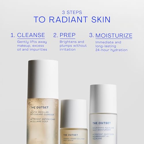 The Outset Squalane Daily Face Moisturizer, Hydrating Barrier Repair Face Cream, Non-Comedogenic, Fragrance-Free, Gluten Free Clean Vegan Facial Moisturizer for Sensitive & All Skin Types ? 1.7 fl oz