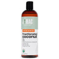 J MAC BOTANICALS, Organic Fractionated Coconut Oil (16 Oz.) Carrier oil for diluting essential oils, leave in conditioner for dry damaged hair, skin, massage