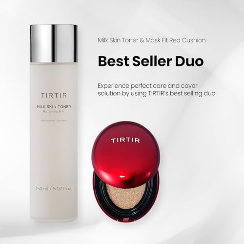 TIRTIR Mask Fit Red Cushion #29N Natural Beige + Milk Skin Toner 150ml