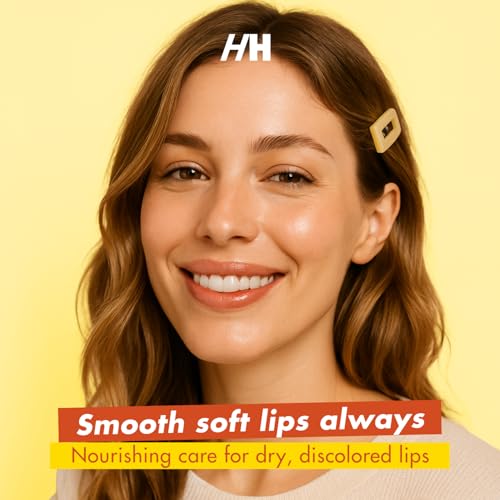 Handmade Heroes Turmeric & Vitamin C Lip Scrub Set ? 2 Pack Natural Vegan Sugar Polish Lip Exfoliator - Brightening & Conditioning for Dark, Dry, Chapped Lips