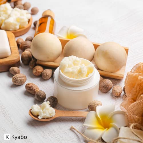 SHEA BUTTER 100% Pure Unrefined Raw Ivory - from the nut of the African Ghana Shea Tree (28 oz)