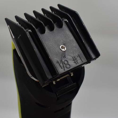 Professional A5 Animal Clipper Attachment Guard Guide Combs Set, 1/8" 1/4" 3/8" 1/2" Compatible with Andis AG BG, Oster Classic 76 Golden A5, Wahl KM Series Pet Groomer Horse Clipper Models (Black)
