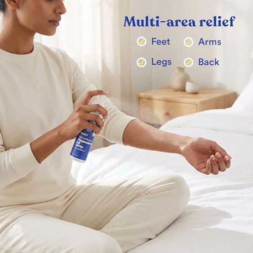 ASUTRA Magnesium Oil Spray, 4 fl oz - Magnesium Spray for Leg Cramps, Pain Relief Derived from Zechstein Seabed