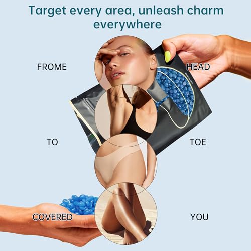 Lifestance L2 Digital Wax Warmer Hair Removal Kit + 1LB Chamomile Wax Beads