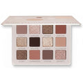 Lamora Nude Eyeshadow Palette - 12 Soft Pink Rose Shadows, Multi-Use Eye Makeup Palette with Matte & Shimmer Finishes, Ultra-Blendable Everyday Neutrals, Long-lasting Wear, Travel Makeup with Mirror