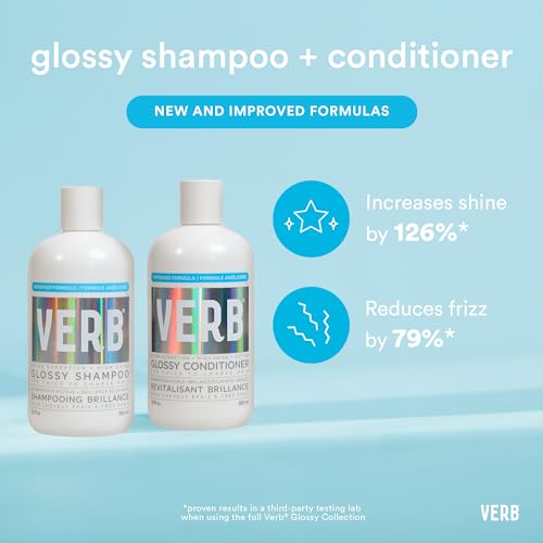 VERB Glossy Conditioner ? Conditions, Detangles + Adds High Shine for Thick to Coarse Hair ? Vegan, No Parabens or Harmful Sulfates