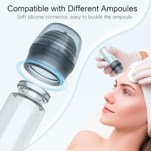 Micro Infusion Needles System for Face Skin Care, 0.25mm Microneedling Derma Roller Stamp Serum Applicator for Women & Men