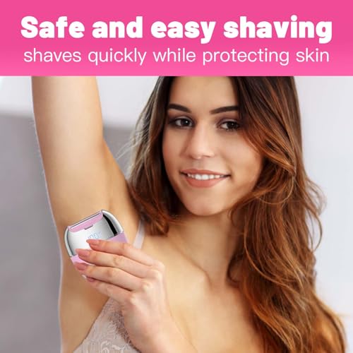 Bikini Trimmer for Women, Pain-Free Intimate Area Hair Removal Device | IPX6 Full?Body Washable USB-C Rechargeable,Replaceable Blade| Electric Razors for Women, Electric Lady Shaver