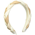 Mud Pie womens Mud Pie Braided Velvet Womens Headband