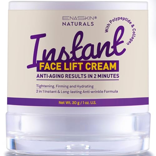 Enaskin Naturals Instant Face & Eye Tightener Cream: Wrinkle Filler for Deep Wrinkles and Fine Lines for Face Within 2 Mins - Instant Wrinkle Eraser for Women and Men - Temporary Eye Lift Cream