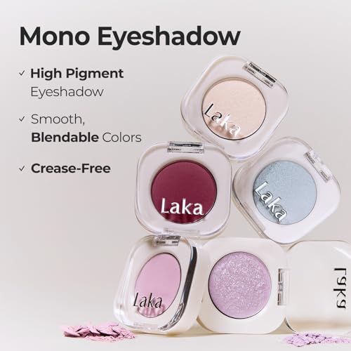 Laka Mono Single Eyeshadow, High Pigment Eye Shadow, Easy Apply, Long Lasting Color, Smooth Blendable Formula, Vegan, K-Beauty? (#921 Allure)